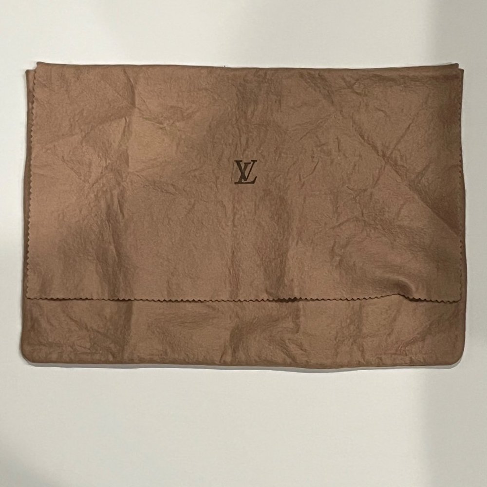 Authentic Louis Vuitton Flip Fold Dust Bag